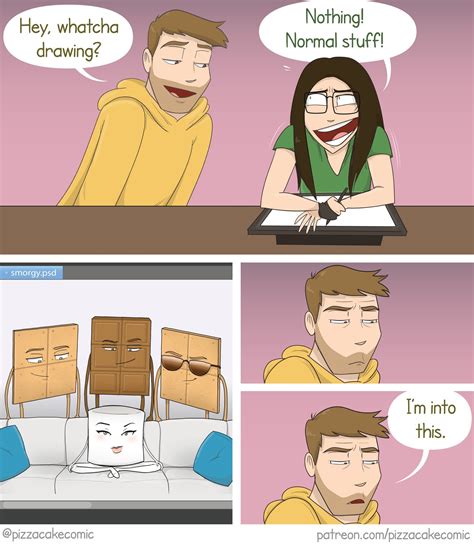 Ellen Woodbury (PizzaCake Comics) | I don't know why I'm like this . . . #comic #comics # ...