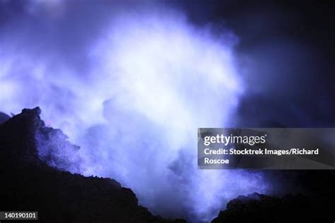 Image result for Kawah Ijen Volcano Exploding Blue Flames