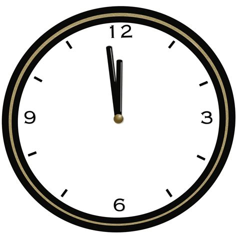11.59 AM, 11.59pm analog wall clock, transparent background 34972892 PNG