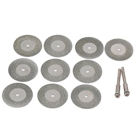 Digital Craft 10 pcs 30mm Diamond Grinding Wheel Slice with Two 3mm ...