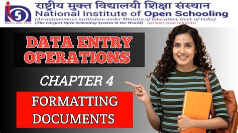 Image result for Nios Data Entry First Chapter