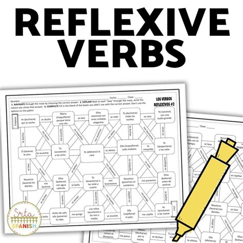 Reflexive Verbs Spanish Exercises