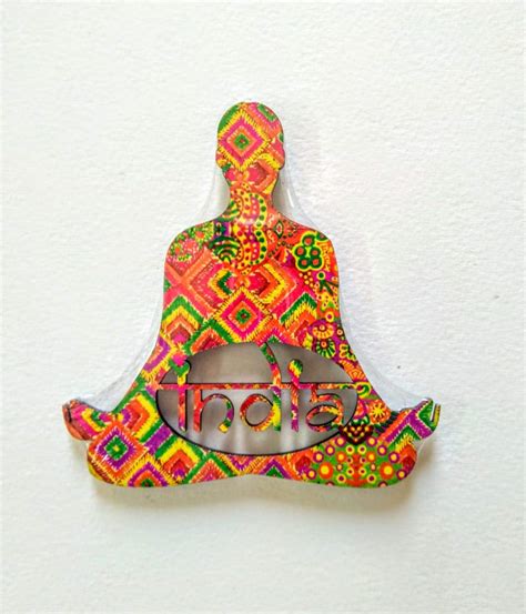 Buy Khyatiworks India 'Yoga' Fridge Magnets -India Online at Low Prices ...