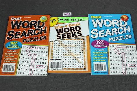 Dell Penny Press Word Search Puzzle Books Set of 3 Lot12 | #1881006109