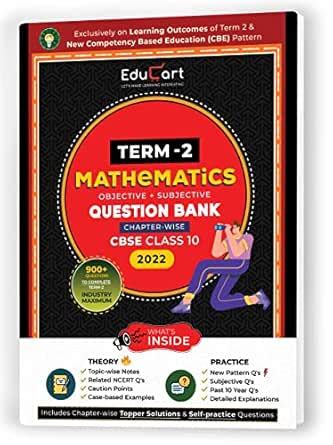 Educart Term 2 Mathematics CBSE Class 10 Objective & Subjective ...