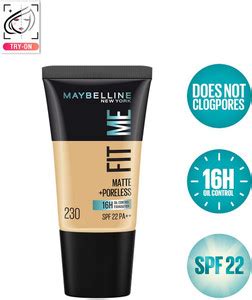 MAYBELLINE NEW YORK Matte+Poreless Liquid Tube Foundation - Price in ...