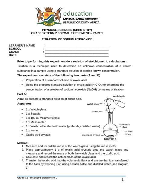 Grade 12 Chemistry Experiments 的图像结果