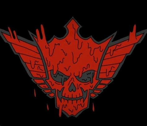 Cody rhodes melting skull logo : r/WWE