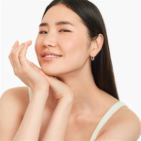 14K Yellow Gold Inside Out Round Hoops, 1/2 Inch Diameter (1.00 ctw ...