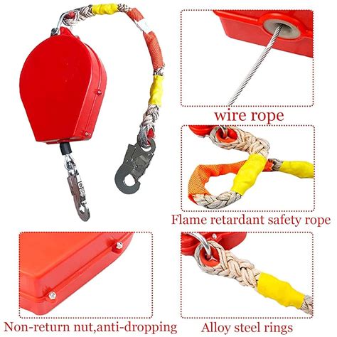 UIBAO Fall Protection Retractable Lanyard,Fall Arrester India | Ubuy