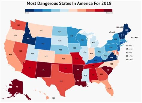 美国最危险城市排名：美国犯罪率最高的城市排名