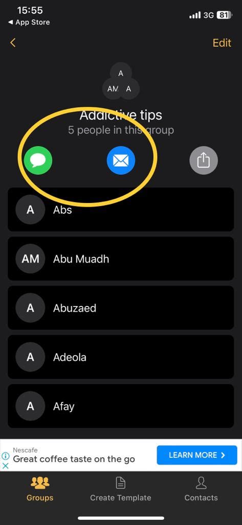 How to Create a Group Contact On iPhone 的图像结果