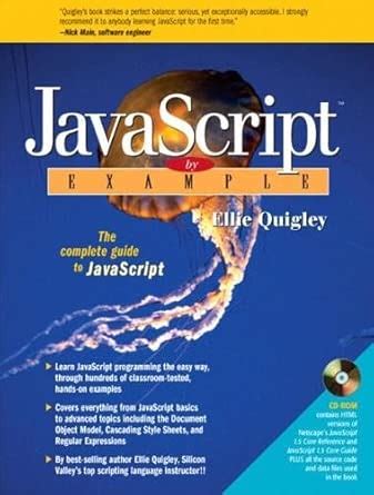 JavaScript by Example : Quigley, Ellie: Amazon.in: Books