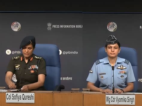 #WomenInSpotlight: Meet Col Sophia Qureshi and Wing Commander Vyomika ...