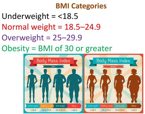 BMI classification chart measurement man set. Male Body Mass Index ...