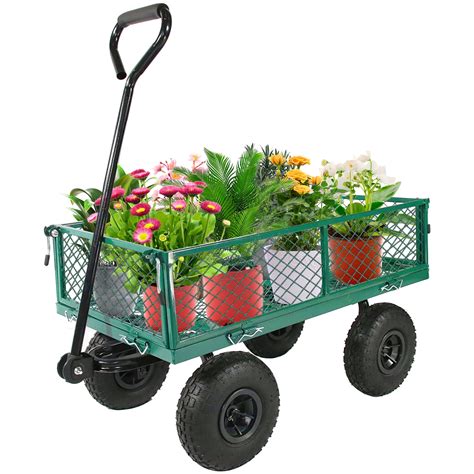Buy Branax Newest Wagon Cart, Folding Heavy Duty Garden Carts 660LBS ...