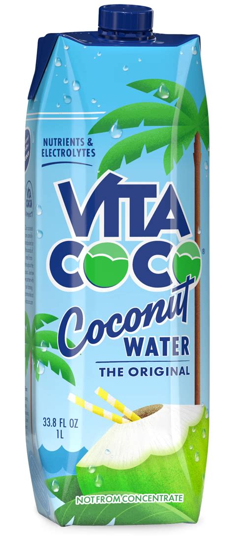 Vita Coco Coconut Water, Pure, 33.8 Fl Oz - Walmart.com