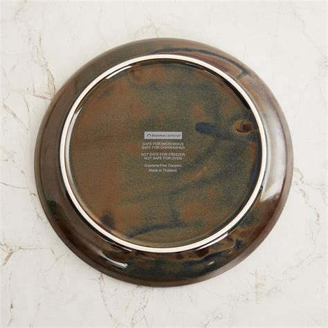 Buy Fiesta Brown Round Side Plate- Porcelain- 21 cm from Home Centre at ...