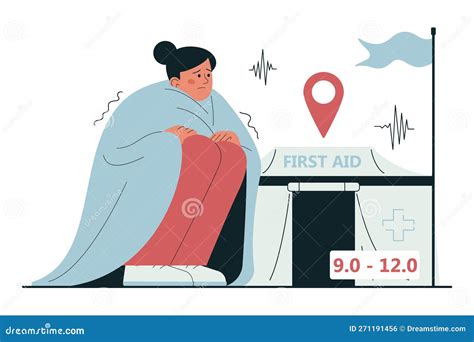 Earthquake Magnitude Chart. Richter Scale of Natural Disaster Stock Illustration - Illustration ...