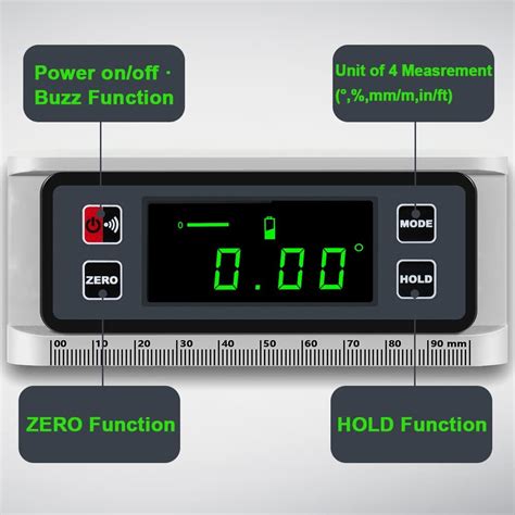 Angle Gauge eOUTIL Digital Protractor Inclinometer India | Ubuy