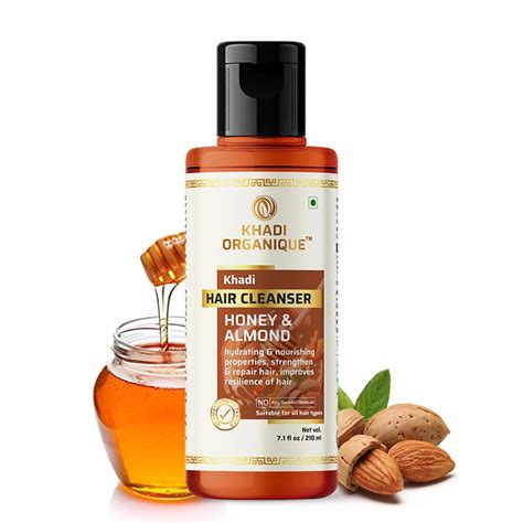 Buy 100% Natural Honey & Almond Hair Cleanser - Khadi Orqanique – Khadi ...