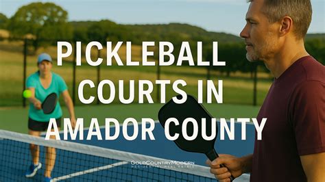 Pickleball in Amador County