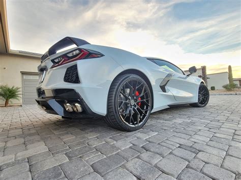 Chevrolet Corvette C8 Stingray White Brixton Forged RF10 | Wheel Front