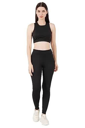 Fervour Dry Fit Women's Trendy Co-ord Set Gym Wear Running Work Out ...