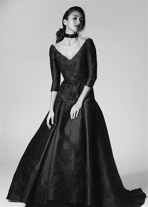 Gothic Black Wedding Dresses