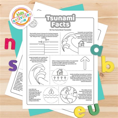 10+ Cool Facts About Tsunamis Coloring Pages | Kids Activities Blog