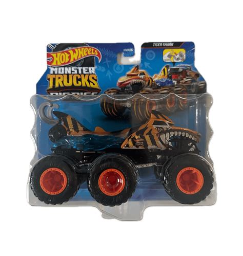 Hot Wheels Monster Trucks Big Rigs - Tiger Shark - Walmart.com