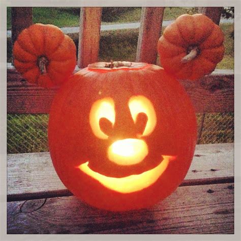 Mickey Mouse Pumpkin Carving