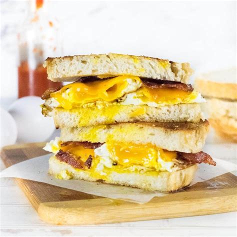 Fried Egg Sandwich Recipe | Lepan.com.hk