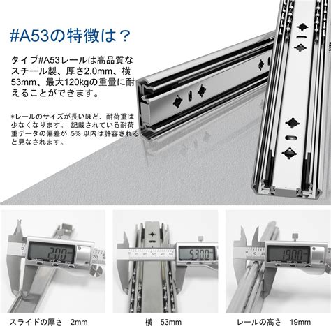 VADANIA 500mm Heavy Duty Drawer Slides VA2053 Full India | Ubuy