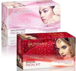 Heaven Kaya Skin Whitening Facial kit For Younger, Smoother & Fairer ...