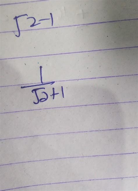 16 5. The rationalising factor of √√2-1 - Brainly.in