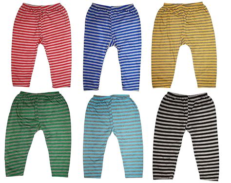 Buy PENYAN Kids Boys Woolen Striped Pyjama Bottom Multi Color Pajami ...