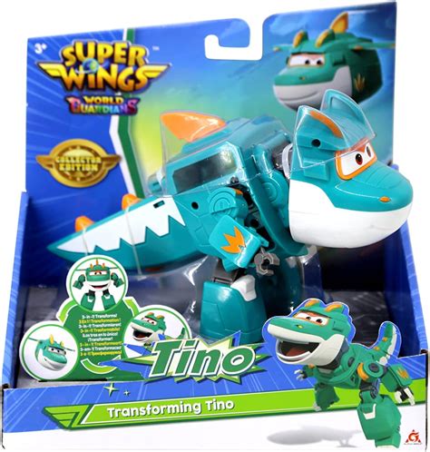 Buy Super Wings Tino Dinosaur 5" Transforming Character Easy ...