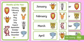 Tales from Africa Printable Birthday Chart | Twinkl - Twinkl