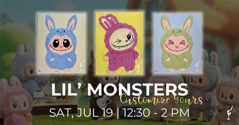 Family Painting Fun - Lil Monsters *Customize Yours, 7426 S Staples St ...