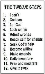 Image result for Addiction Recovery Process 12 Steps