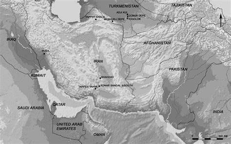 Iranian Plateau Map Location