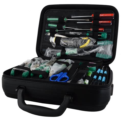Proskit 1PK-710KB Basic Electronic Tool Kit (220V, Metric) (Pack of 1 ...