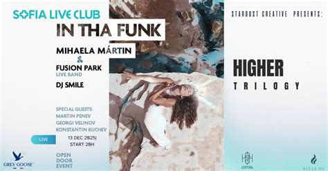 IN THA FUNK | Mihaela Mártin & Fusion Park , SOFIA LIVE CLUB, 13 ...