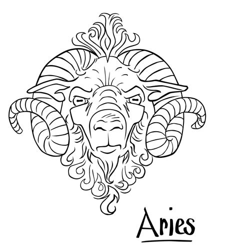 Easy Aries Tattoo Stencil Designs: Customize Your Ink with Precision