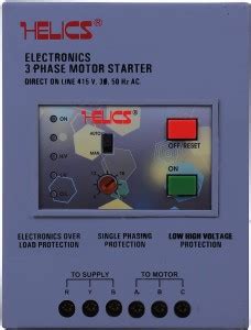 HELICS (TT-410) : [Automatic] Three Phase Motor Starter with Inbuilt ...