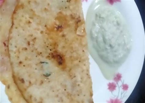 Rava dosa with coconut chutney Recipe by Swaminathan - Cookpad