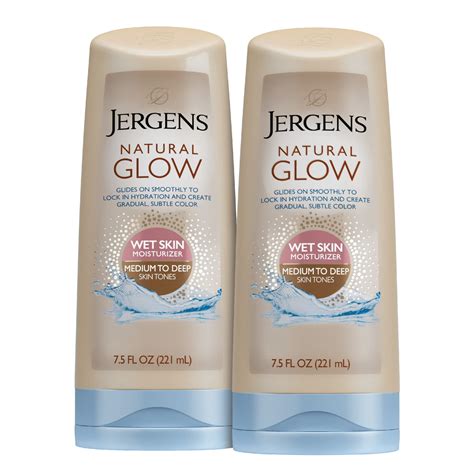 Jergens Natural Glow In YYF14 Shower Lotion, Self Tanner for Medium to ...