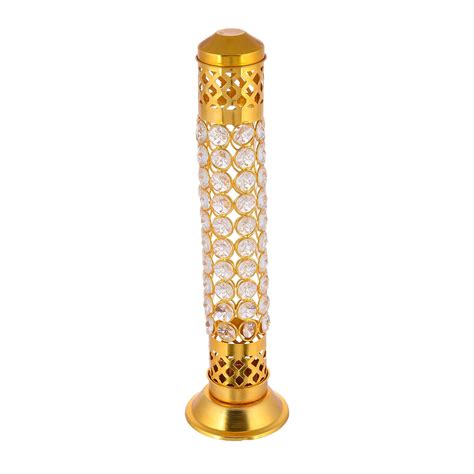 SHOPERIYA Handmade Antique Diamond Stone Work Dhoop Agar Batti Stand ...