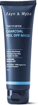 ZM Zayn & Myza Charcoal Peel Off Mask For Deep Cleansing | Removes Dirt ...